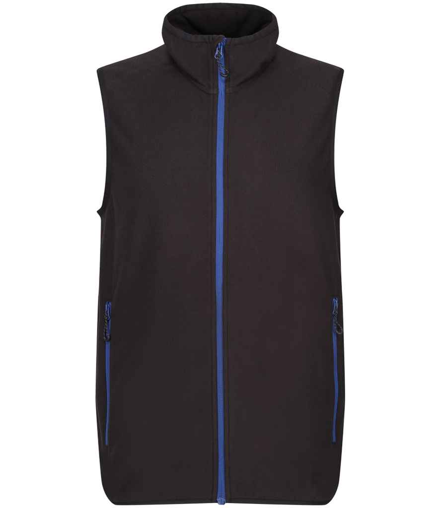 Regatta Navigate Fleece Bodywarmer - Black/New Royal Blue